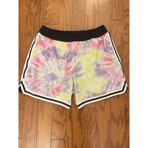 Chubbies Men's Mesh Shorts Sz L Tie Dye Pineapple Athletic‎ Swim Gym